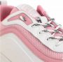 Msgm Leren Sneakers in Wit en Roze Pink Dames - Thumbnail 2