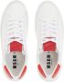 Msgm Leren Sneakers met Logo Detail White Dames - Thumbnail 3