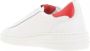 Msgm Leren Sneakers met Logo Detail White Dames - Thumbnail 4