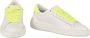 Msgm Leren Sneakers met Rubberen Zool White Dames - Thumbnail 2