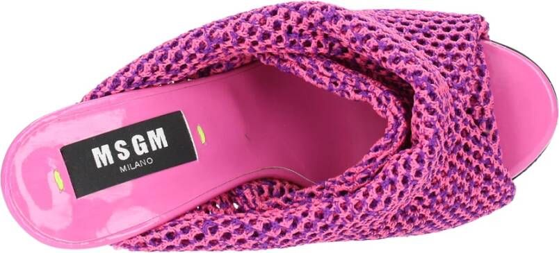 Msgm Sandalen Fuchsia Pink Dames