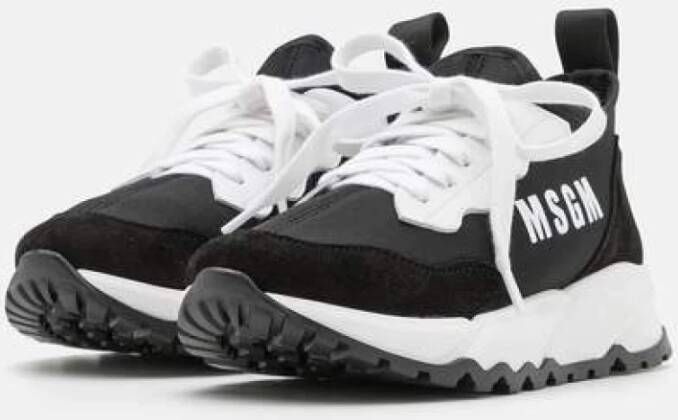 Msgm Stijlvolle Sneakers voor Mannen en Vrouwen Black Dames