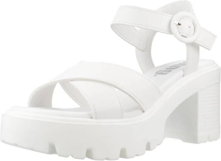 Mtng Elegant High Heel Sandals White Dames