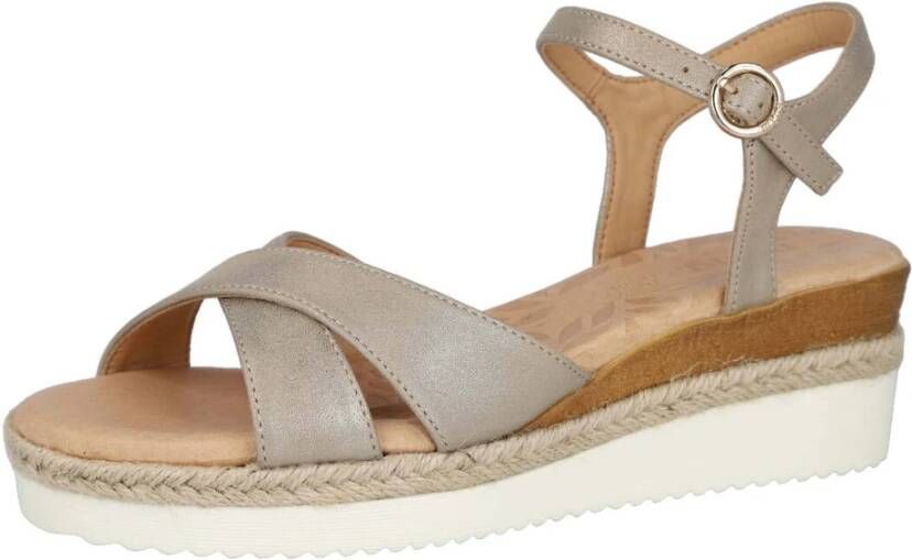 Mtng Esparto wedges Beige Dames