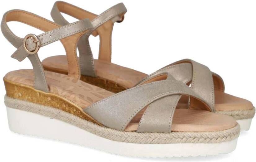 Mtng Esparto wedges Beige Dames