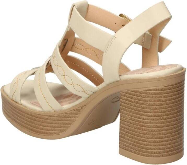 Mtng High Heel Sandals Beige Dames