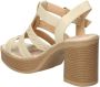 Mtng Elegante High Heel Sandalen Beige Dames - Thumbnail 2