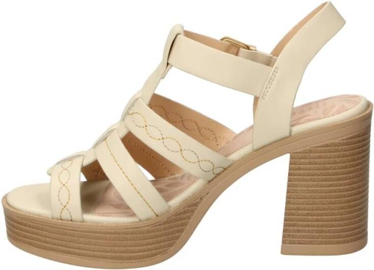 Mtng High Heel Sandals Beige Dames