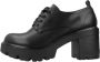 Mtng Klassieke Veterschoenen Bluchers Black Dames - Thumbnail 4