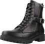 Mtng Moderne Veterschoenen voor Vrouwen Black Dames - Thumbnail 3