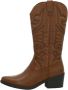 Mtng Western Style Cowboy Boots Brown Dames - Thumbnail 4