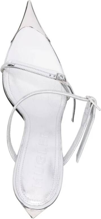 Mugler Stijlvolle Sandalen voor Vrouwen Gray Dames