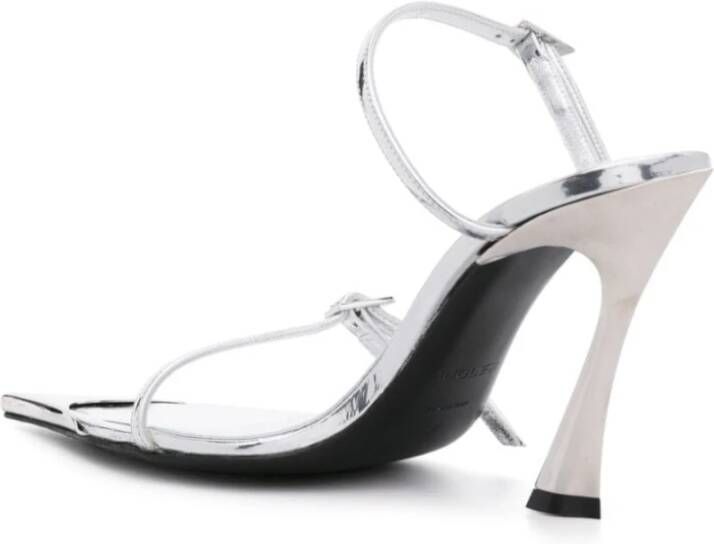 Mugler Stijlvolle Sandalen voor Vrouwen Gray Dames