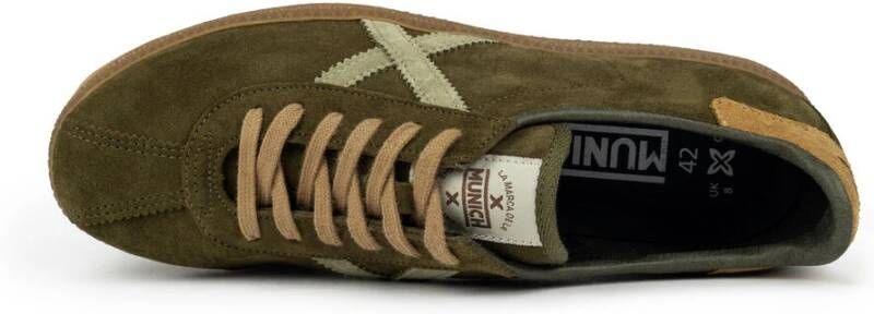 Munich Barru Caqui Sneakers Green Heren