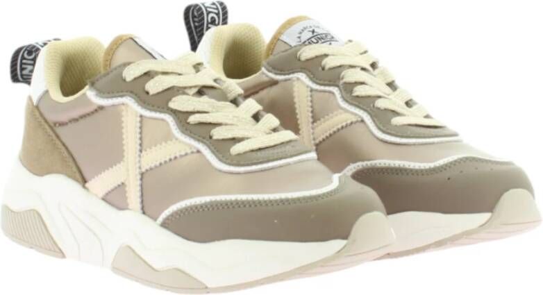 Munich Beige Wave Sneakers Beige Dames