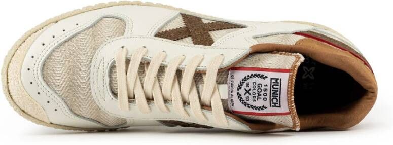 Munich Blanco Goal Sneaker White Heren