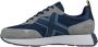 Munich Blauwe Sportieve Textiel Sneakers Blue Heren - Thumbnail 2