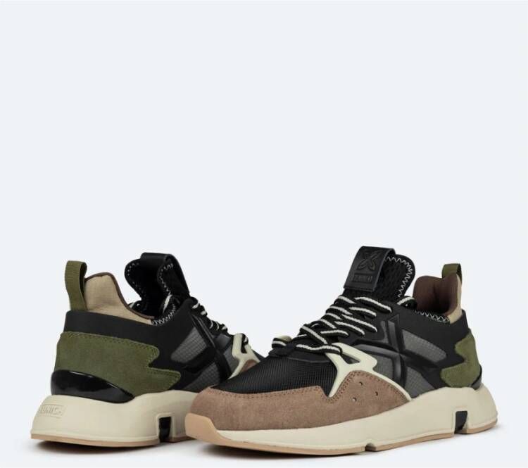 Munich Bruine Clik Sneakers Trendy Stijl Brown Heren