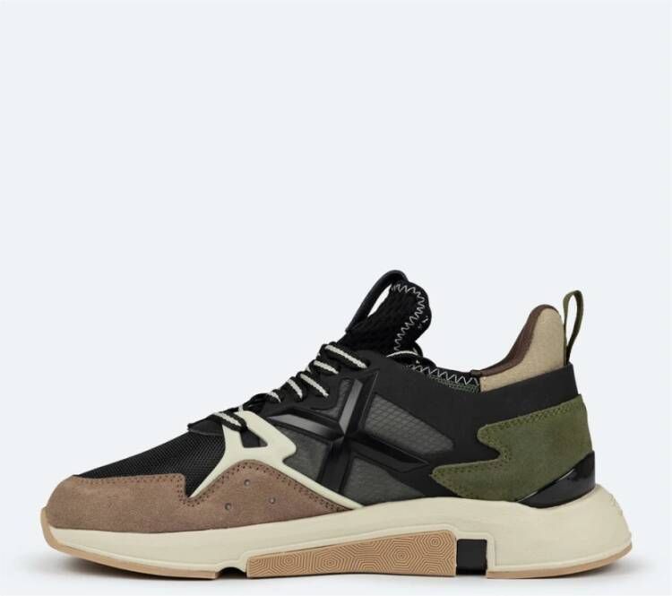 Munich Bruine Clik Sneakers Trendy Stijl Brown Heren