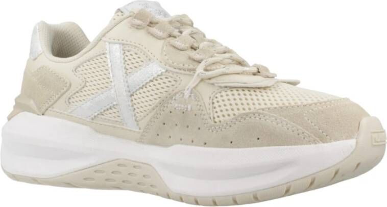 Munich Casual Sneakers voor Vrouwen Beige Dames