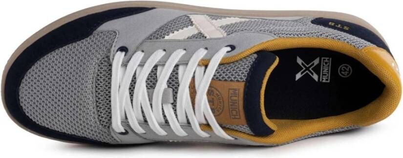 Munich Echte Sneakers Gray Heren