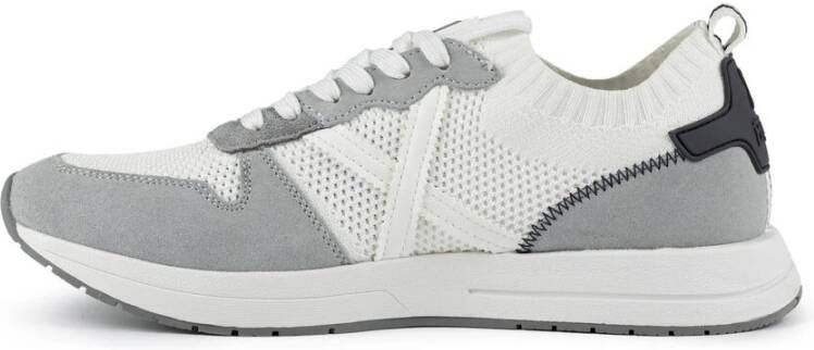 Munich Grafische Sneaker Net Stijl White Heren