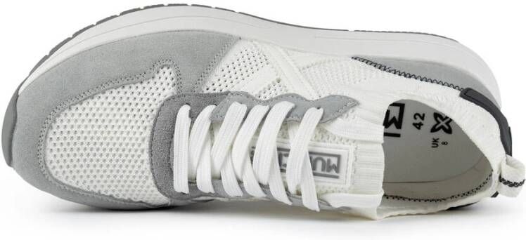 Munich Grafische Sneaker Net Stijl White Heren