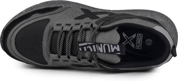 Munich Kava Zwarte Sneakers Black Heren