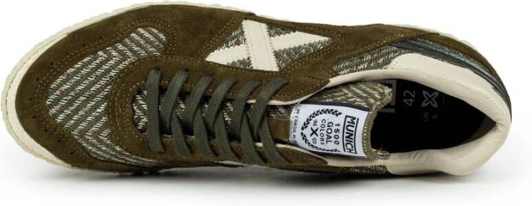 Munich Khaki Urban Sneaker Goal Remake Green Heren