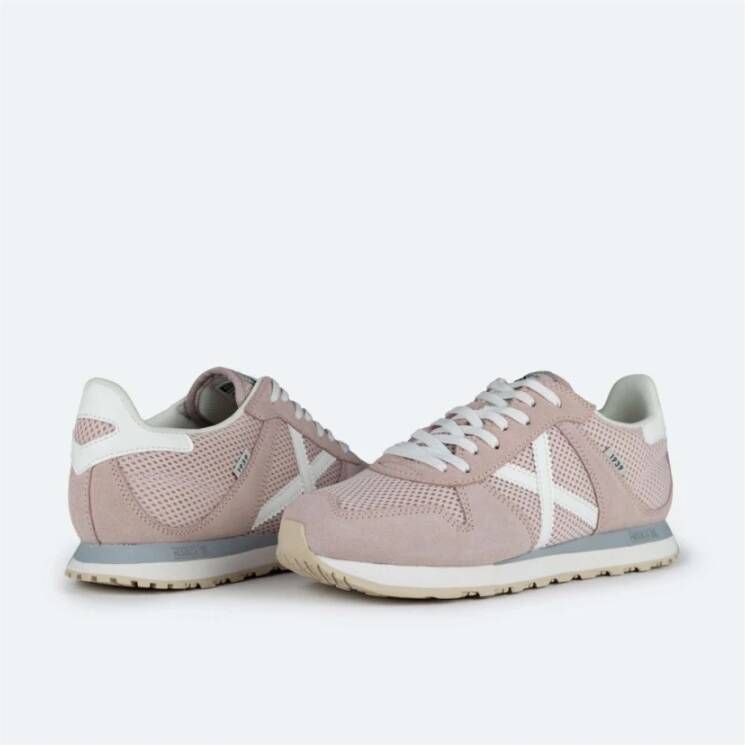 Munich Klassieke Platform Dames Sneakers Pink Dames