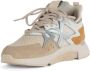 Munich Leren en stoffen sneakers voor vrouwen Beige Dames - Thumbnail 2