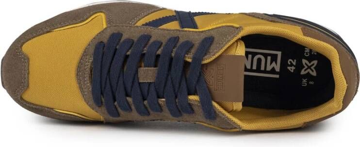 Munich Massana Club Retro Running Sneaker Yellow Heren