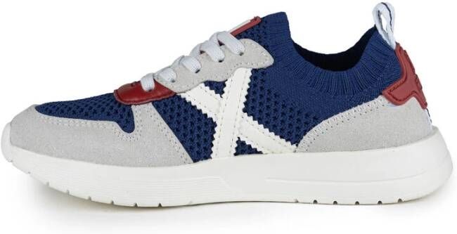 Munich Moderne Net Sneakers Blue Heren