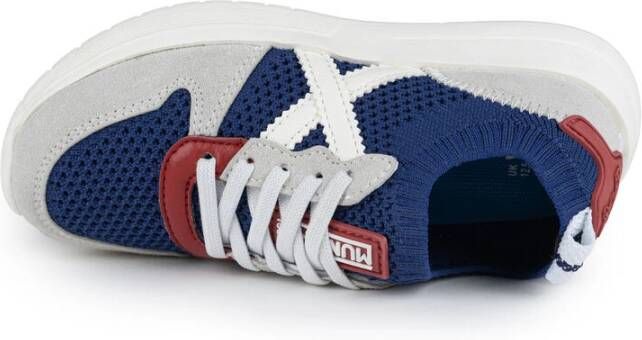 Munich Moderne Net Sneakers Blue Heren