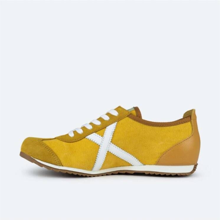 Munich Osaka 567 Sneaker Wit Geel Contrast Yellow Heren