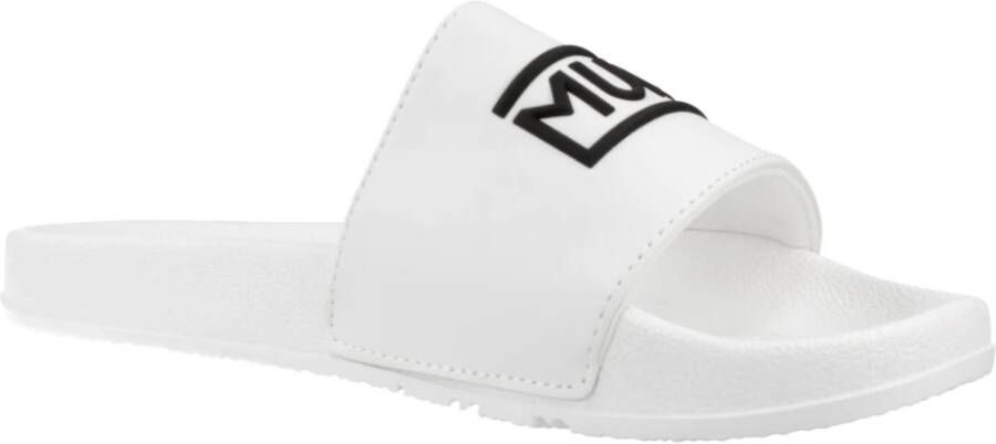 Munich Platte Slider D Logo Wit White Heren