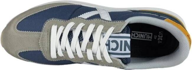 Munich Retro Atletische Sneaker voor Heren Blue Heren