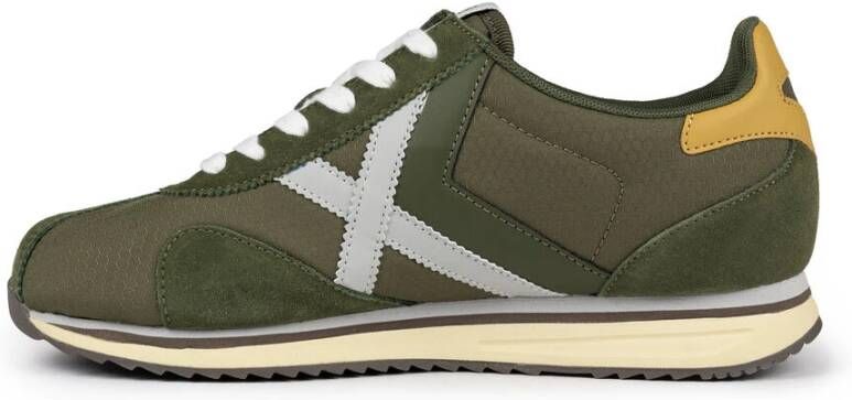 Munich Retro Caqui Sneaker Green Heren