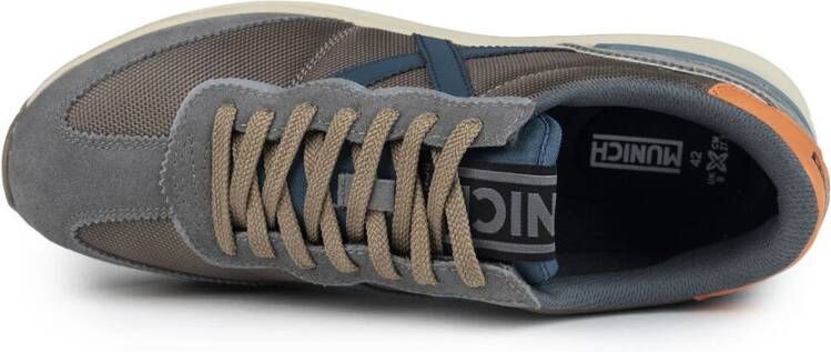 Munich Retro Dynamo Sneaker Grijs Gray Heren