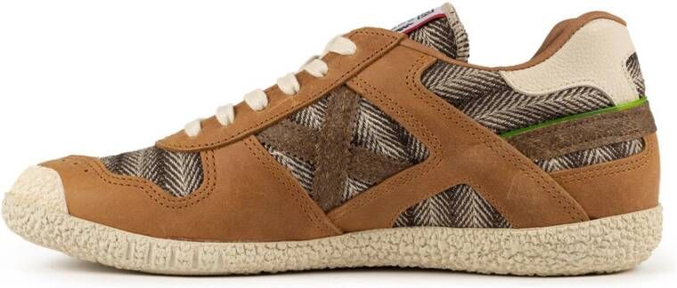 Munich Retro Goal Sneaker Brown Heren