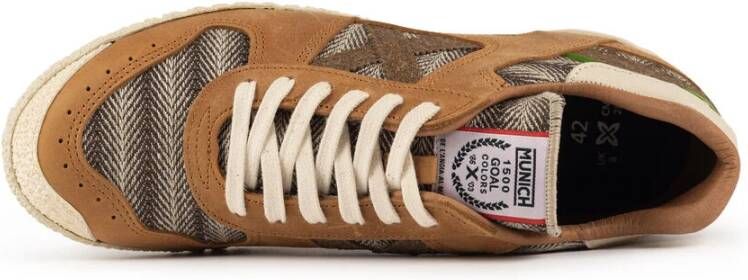 Munich Retro Goal Sneaker Brown Heren