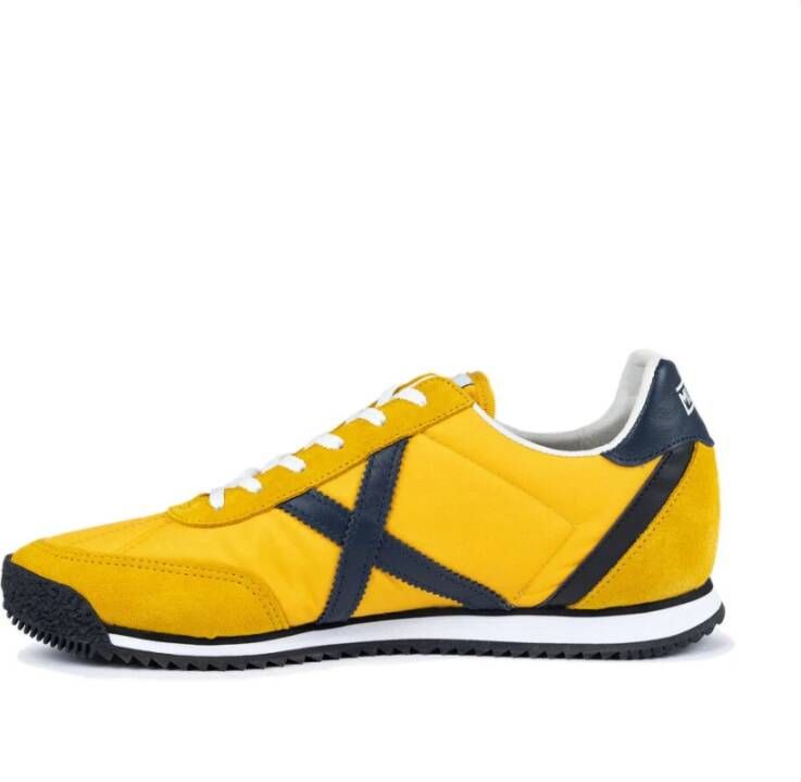 Munich Riber Stijlvolle Gele Sneakers Yellow Heren