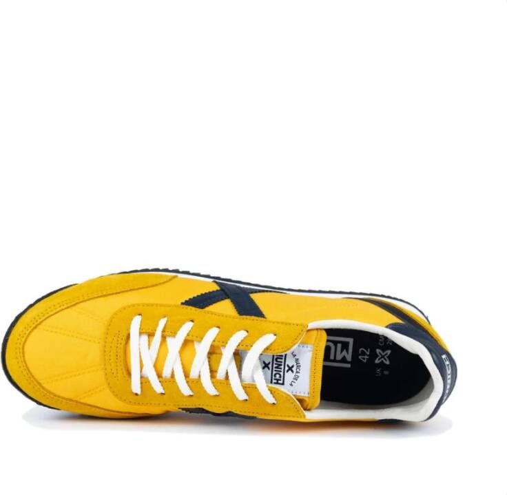 Munich Riber Stijlvolle Gele Sneakers Yellow Heren