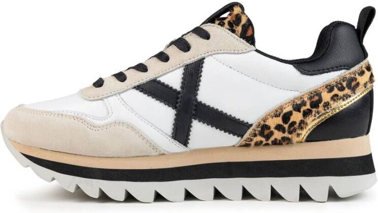 Munich Ripple Witte Urban Sneaker Multicolor Dames