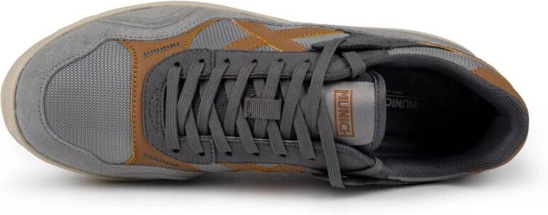 Munich Rock Stijl Sneakers Grijs Gray Heren