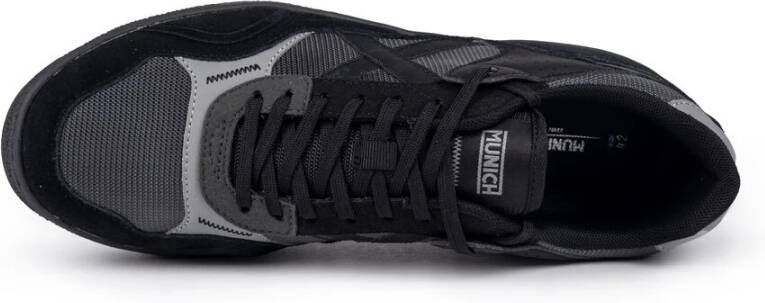 Munich Rock Stijl Zwarte Sneakers Black Heren