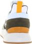 Munich Witte Sneakers met Groene en Oranje Details Multicolor Heren - Thumbnail 6