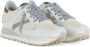 Munich Sky Leren en Stoffen Sneakers Gray Dames - Thumbnail 4