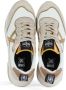 Munich Sneakers van leer en stof met eco-leer details White Dames - Thumbnail 5