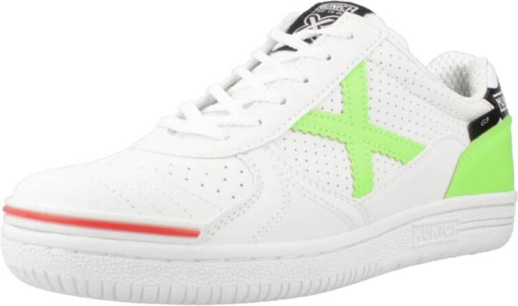 Munich Heren Sneakers voor Verhoogde Stijl White Heren